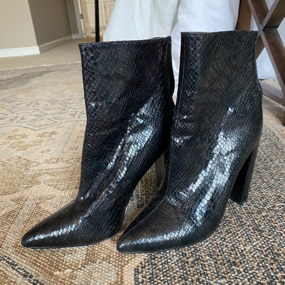 Black Heeled Boots